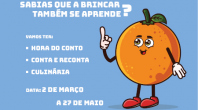 “A BRINCAR TAMBÉM SE APRENDE” – CICLO DA LARANJA 