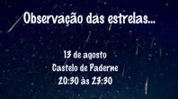 Castelo de Paderne acolhe observação de Estrelas Cadentes