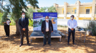  LANÇAMENTO DA 1ª PEDRA ASSINALA CONSTRUÇÃO DE EQUIPAMENTO SOCIAL DE APOIO À INFÂNCIA E À TERCEIRA IDADE 