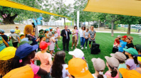 PRIMEIRO DIA DO “EDUCAÇÃO NO VERÃO” REUNIU TRÊS CENTENAS E MEIA DE CRIANÇAS NA ESCOLA DOS CALIÇOS 