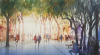 GALERIA DE ARTE PINTOR SAMORA BARROS EXPÕE “AGUARELAS DO ALGARVE”     