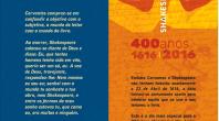 BIBLIOTECA CELEBRA 400 ANOS DE SHAKESPEARE E CERVANTES 