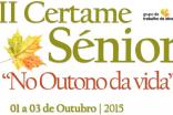 II CERTAME SÉNIOR “NO OUTONO DA VIDA”