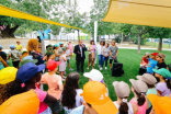 PRIMEIRO DIA DO “EDUCAÇÃO NO VERÃO” REUNIU TRÊS CENTENAS E MEIA DE CRIANÇAS NA ESCOLA DOS CALIÇOS 