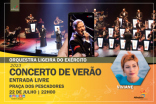 ORQUESTRA LIGEIRA DO EXÉRCITO NA PRAÇA DOS PESCADORES PARA UM CONCERTO QUE PROMETE SER MEMORÁVEL